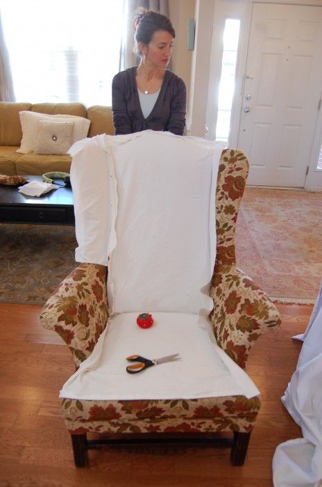 Новая «одежда» для кресла своими руками — Рукоделие