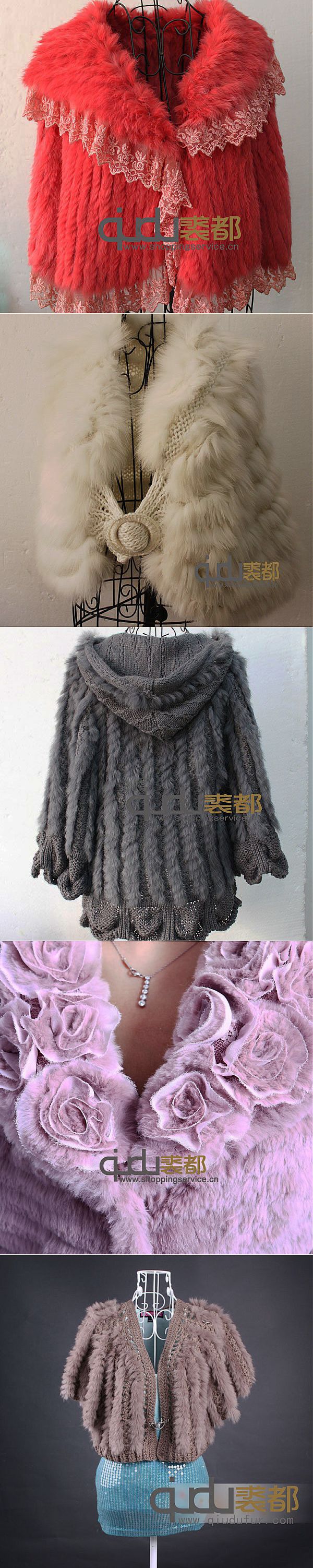 Пальто и жакеты с добавлением вязаного меха.